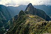 Machu Picchu ruins    view from the Funerary Rock Hut