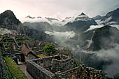 Machu Picchu ruins   Torren, the temple of the Sun. 