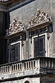 Catania Palazzo Biscari - the main courtyard at the entrance of the palace. 
