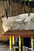 Aluvihara cave temples - Cave 3 entrance. The cave was used by monks to transcribe the 