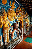 Aluvihara cave temples - Cave 1. The cave entrance. 
