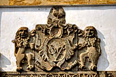 Galle - the Old Gate, the coat of arms of the Dutch East India Company. 