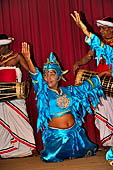Kandyan dancing and drumming. The Peacock Dance depicts the movements of the bird.