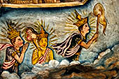 Mulkirigala cave temples - Wall paintings of the cave of the second terrace.