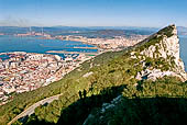 Gibilterra, Vista dalla cable car top station 