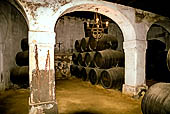 Jerez de la Frontera, Bodega Gonzales-Byass, cantina Lepanto dove si invecchia il Brandy Solera Gran Reserva Lepanto.