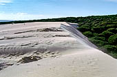 Tarifa - Las dunas di Punta Paloma alla estremit dell'insenatura de Los Lances. 