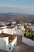 Arcos de la Frontera, dal Mirador de Abates guardando  verso la chiesa di Sant'Agostino 