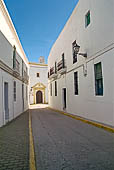 Vejer de la Frontera, dalla porta di Sancho IV verso Plaza Padre Caro. 