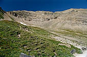 Austria Alti Tauri salita al Gross Glokner, Vista della conca Gramsgrube.