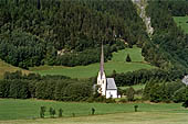 Austria Alti Tauri.  Paesaggio della Moll Tal. 