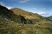 Austria, Carinzia. Monti del Nock. Escursione al Windbensee.  Pianoro del Windeben, pianoro del vento, sotto le pendici del Sciestelnock. 