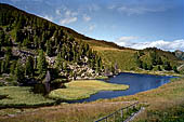 Austria, Carinzia. Monti del Nock. Escursione al Windbensee.  Il Windbensee.