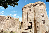 Dinan, Bretagna. Il Castello (XIII sec) con il mastio detto anche torre della Duchessa Anna. 