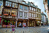 Dinan, Bretagna. Casa a graticcio. 