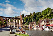 Dinan, Bretagna. Il grande viadotto sul Rance.