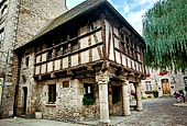 Dinan, Bretagna. L'Hotel Keratry. 
