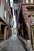 Dinan, Bretagna. la casa di Mre Pourcel in rue de la Cordonnerie. 