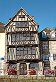 Morlaix, La casa cosi detta della duchessa Anna in rue du Mur, casa a lucernario risalente al XV secolo.