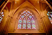 Quimper, la Cathdrale Saint-Corentin de Quimper. Vetrata della navata di San Pol Aureliano.