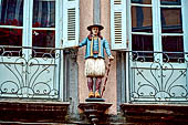 Quimper, passeggiata nel centro storico, Rue Kron. 