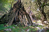Foresta Montes. Sentiero al Nuraghe Mereu. 'Su Pinnettu' abbandonato.