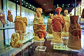 Agrigento Museo Archeologico Regionale - statuette fittili delle divinit ctonie e di offerenti