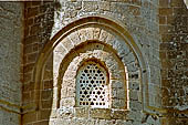 Castelvetrano, Sicily - la chiesa arabo-normanna della Trinit di Delia (XII sec.). Dettaglio dell'abside della facciata orientale.