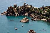Cefal - the 'Caldura' promontory with the remains of an old tower dating from the xvii c.