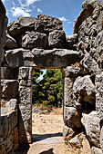 Cefal - The 'Rocca'. The megalithic building known as the Temple of Diana (v - iv c. BC.). 