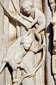 Messina - Il Duomo, il portale centrale (XIV - XVI sec.) 