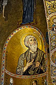 Palermo - Palazzo dei Normanni, Cappella Palatina: paricolare dell'abside della navata di sinistra.
