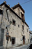 Randazzo - Castello (XIII c), the only surviving tower (donjon) of the former eight towers of the town walls.  