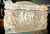 Konya - Archeology Museum, sarcofago romano Sidamara con le 12 fatiche di Ercole (III dC)