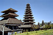 Pura Penataran Agung - Mother Temple of Besakih - Bali. Multi roofed Meru shrine.