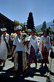 Mother Temple of Besakih - Bali. Temple complex called Pedarman and dedicated to the great family lineages of the island. Temple ceremony.