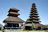 Pura Penataran Agung - Mother Temple of Besakih - Bali. Multi roofed Meru shrine.