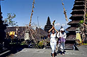 Mother Temple of Besakih - Bali. Temple complex called Pedarman and dedicated to the great family lineages of the island. Temple ceremony.