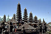 Mother Temple of Besakih - Bali. Temple complex called Pedarman and dedicated to the great family lineages of the island. Multi roofed Meru shrines.