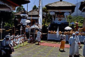 Pura Gelap - Mother Temple of Besakih - Bali. Temple ceremony in the third courtyard.