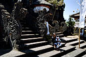 Pura Gelap - Mother Temple of Besakih - Bali. The entrance stairway to the third courtyard.