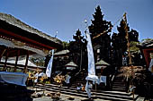 Pura Gelap - Mother Temple of Besakih - Bali. The stairway with the Kori Augung of the third courtyard. 