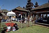 Pura Gelap - Mother Temple of Besakih - Bali. Temple ceremony in the third courtyard.