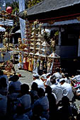 Pura Gelap - Mother Temple of Besakih - Bali. Temple ceremony in the third courtyard.
