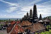 Mother Temple of Besakih - Bali. Temple complex called Pedarman and dedicated to the great family lineages of the island. Multi roofed Meru shrines. 