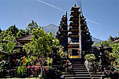 Mother Temple of Besakih - Bali. Temple complex called Pedarman and dedicated to the great family lineages of the island. Multi roofed Meru shrines. 
