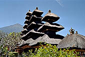 Pura Penataran Agung - Mother Temple of Besakih - Bali. Multi roofed Meru shrine.