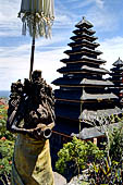 Pura Penataran Agung - Mother Temple of Besakih - Bali. Multi roofed Meru shrine.