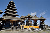 Pura Penataran Agung - Mother Temple of Besakih - Bali. Multi roofed Meru shrine.