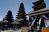 Pura Penataran Agung - Mother Temple of Besakih - Bali. Multi roofed Meru shrine.